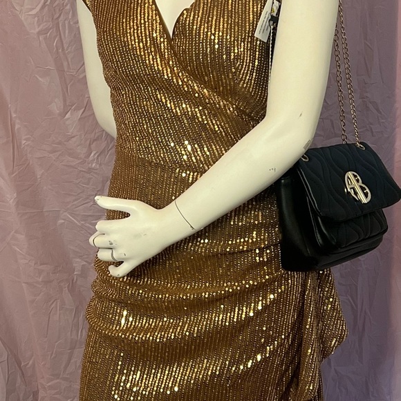 Grace Karin Gold Sequin Dress - Picture 1 of 6